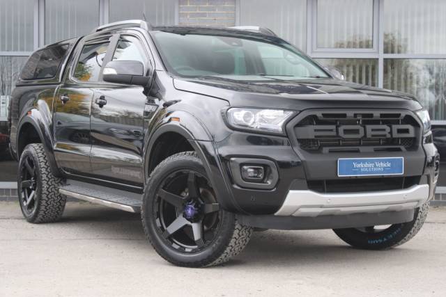 Ford Ranger 3.2 TDCi Wildtrak Double Cab Pickup Auto 4WD Euro 6 (s/s) 4dr Pick Up Diesel Black