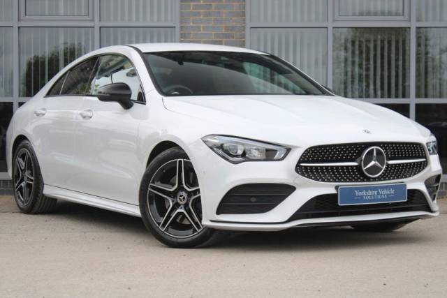 Mercedes-Benz CLA 1.3 CLA200 AMG Line (Executive) Coupe 7G-DCT Euro 6 (s/s) 4dr Saloon Petrol White