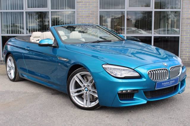 BMW 6 Series 4.4 650i [449] M Sport 2dr Auto Convertible Petrol Blue
