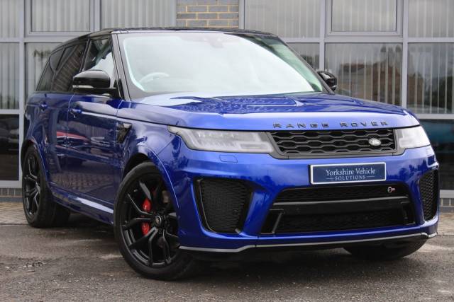 Land Rover Range Rover Sport 5.0 V8 S/C 575 SVR 5dr Auto Estate Petrol Blue