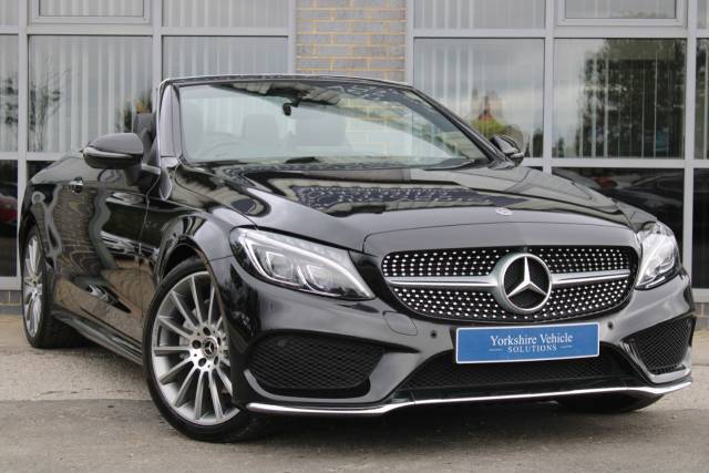 Mercedes-Benz C Class 2.1 C220d AMG Line Premium Plus 2dr Auto Convertible Diesel Black