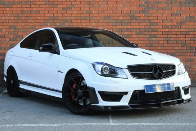 Mercedes-Benz C Class 6.2 C63 Edition 507 2dr Auto Coupe Petrol White