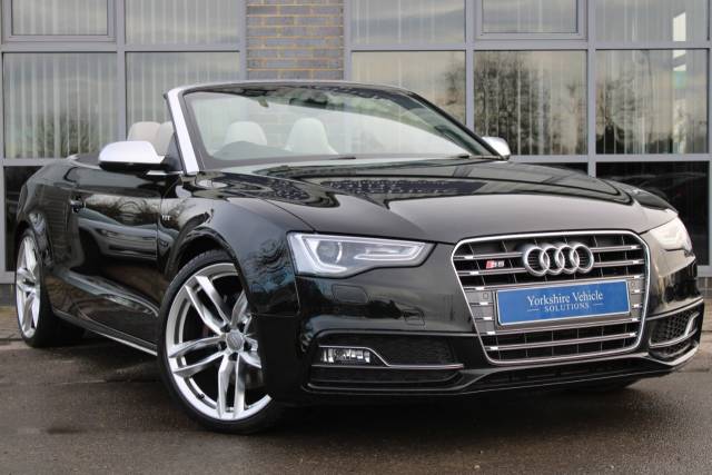 Audi S5 3.0 S5 Cabriolet Quattro 2dr S Tronic Convertible Petrol Black