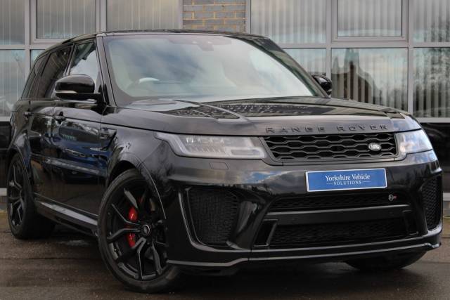 Land Rover Range Rover Sport 5.0 V8 S/C 575 SVR 5dr Auto Four Wheel Drive Petrol Black