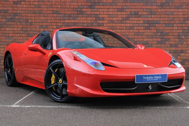 Ferrari 458 4.5 Spider 2dr Auto [HELE] Convertible Petrol Red