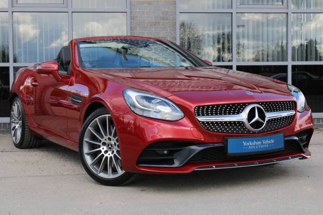 Mercedes-Benz SLC 2.0 SLC300 AMG Line G-Tronic (s/s) 2dr Convertible Petrol Red