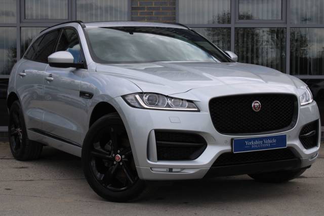 Jaguar F-Pace 2.0d R-Sport Auto AWD (s/s) 5dr Four Wheel Drive Diesel Silver