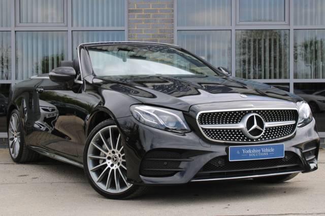 Mercedes-Benz E Class 3.0 E400d AMG Line (Premium Plus) Cabriolet G-Tronic+ 4MATIC (s/s) 2dr Convertible Diesel Black