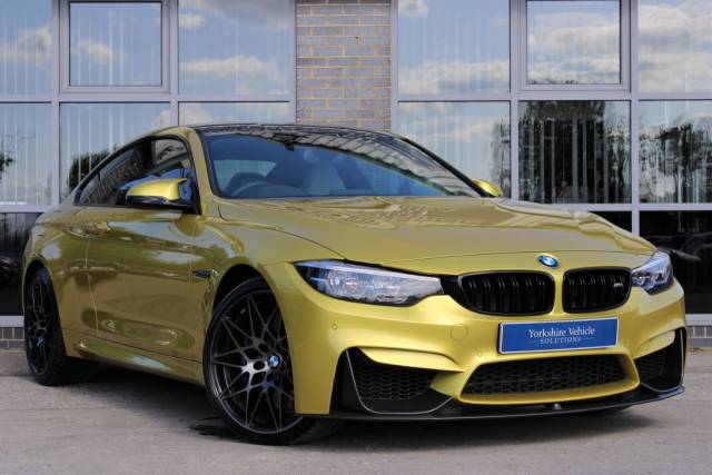 BMW M4 3.0 BiTurbo Competition DCT (s/s) 2dr Coupe Petrol Yellow