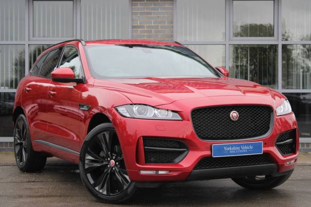 Jaguar F-Pace 2.0d R-Sport Auto AWD (s/s) 5dr Four Wheel Drive Diesel Red