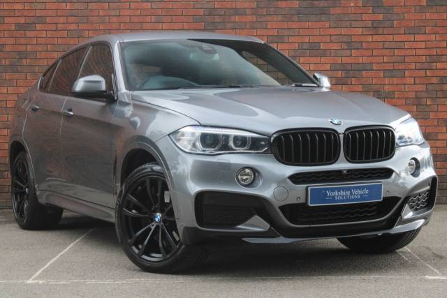 BMW X6 3.0 xDrive40d M Sport 5dr Step Auto Coupe Diesel Grey