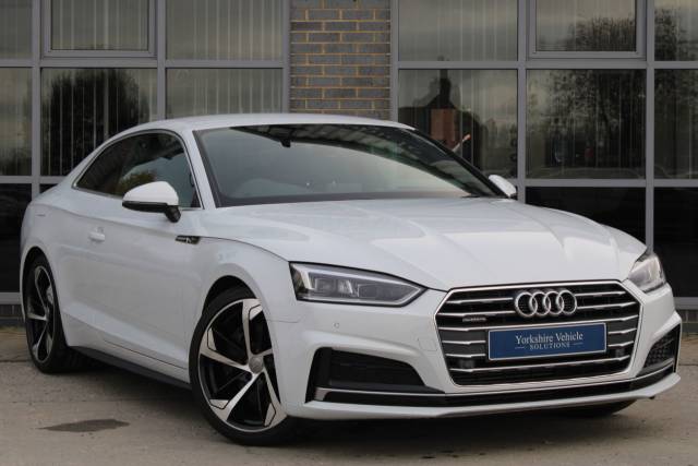 Audi A5 2.0 TFSI S line S Tronic quattro (s/s) 2dr Coupe Petrol White