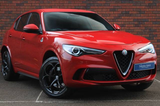 Alfa Romeo Stelvio 2.9 V6 Bi-Turbo Quadrifoglio Auto Q4 AWD (s/s) 5dr Four Wheel Drive Petrol Red