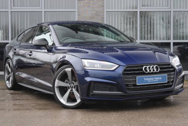 Audi A5 2.0 TFSI 40 Black Edition Sportback S Tronic (s/s) 5dr Coupe Petrol Blue