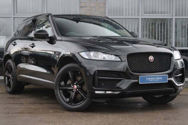 Jaguar F-Pace 2.0d R-Sport Auto AWD (s/s) 5dr Four Wheel Drive Diesel Black