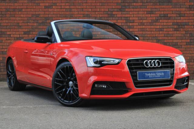 Audi A5 Cabriolet 2.0 TDI S line Special Edition Plus Multitronic (s/s) 2dr Convertible Diesel Red