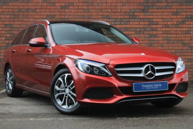 Mercedes-Benz C Class 2.1 C250d Sport Premium Plus 5dr Auto Estate Diesel Red