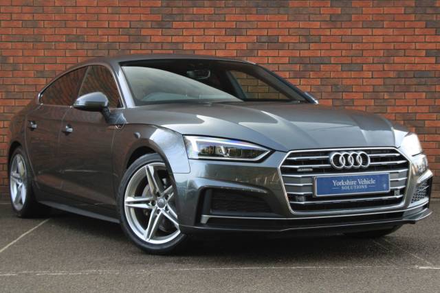 Audi A5 2.0 TDI S line Sportback S Tronic quattro Euro 6 (s/s) 5dr Hatchback Diesel Grey