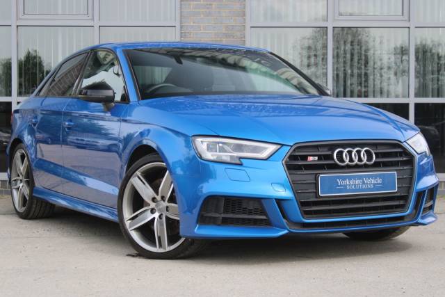 Audi S3 2.0 TFSI Black Edition S Tronic quattro (s/s) 4dr Saloon Petrol Blue