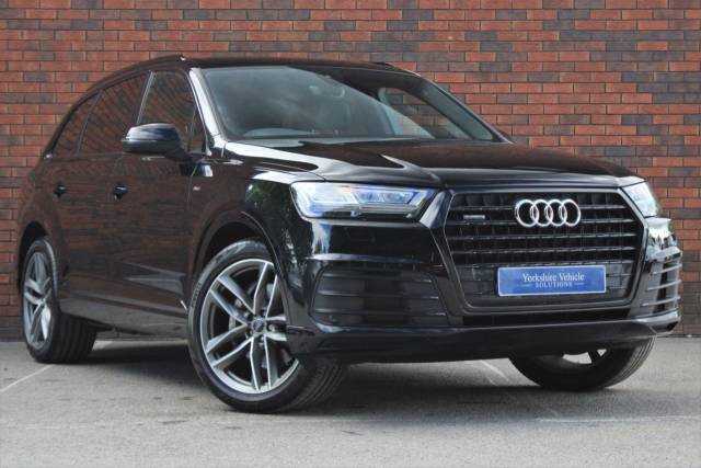 Audi Q7 3.0 TDI V6 S line Tiptronic quattro Euro 6 (s/s) 5dr Four Wheel Drive Diesel Black