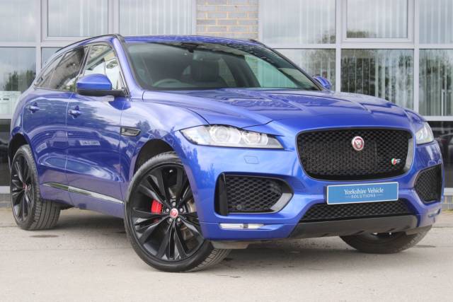 Jaguar F-Pace 3.0d V6 S Auto AWD Euro 6 (s/s) 5dr Four Wheel Drive Diesel Blue