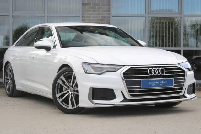 Audi A6 2.0 TDI 40 S line S Tronic Euro 6 (s/s) 4dr Saloon Diesel White