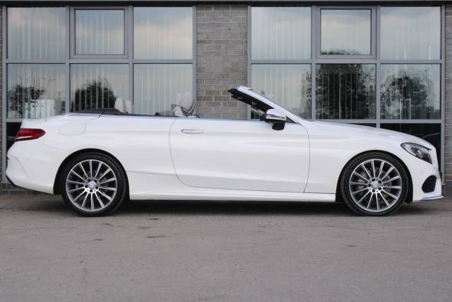 2017 Mercedes-Benz C Class 2.1 C220d AMG Line (Premium Plus) Cabriolet G-Tronic+ Euro 6 (s/s) 2dr