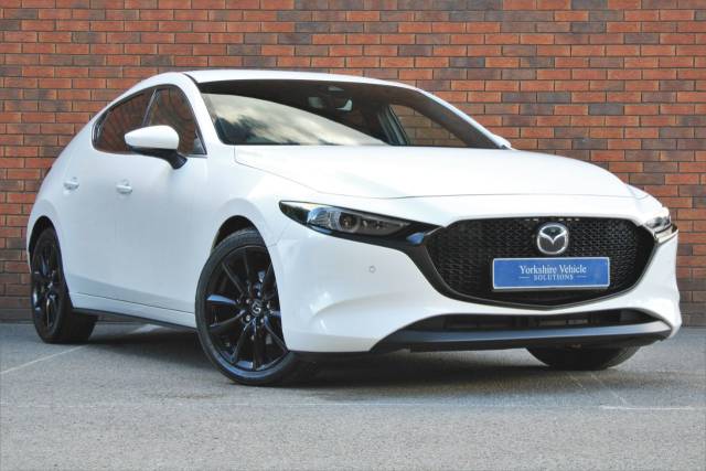 Mazda 3 2.0 SKYACTIV-X MHEV GT Sport Tech AWD Euro 6 (s/s) 5dr Hatchback Petrol White