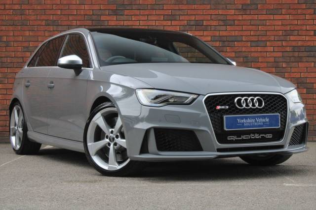 Audi RS3 2.5 TFSI Sportback S Tronic quattro Euro 6 (s/s) 5dr (Nav) Hatchback Petrol Grey