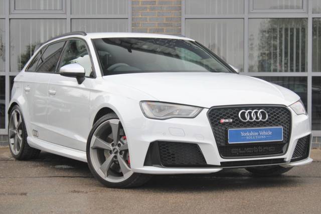 Audi RS3 2.5 TFSI Sportback S Tronic quattro Euro 6 (s/s) 5dr Hatchback Petrol White