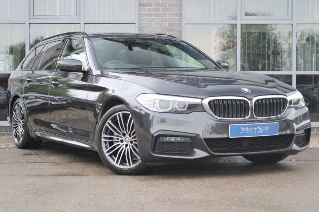 BMW 5 Series 2.0 520d MHT M Sport Touring Auto Euro 6 (s/s) 5dr Estate Diesel / Electric Hybrid Grey