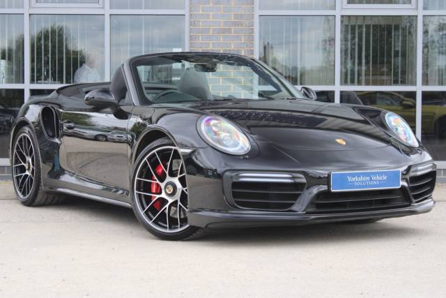 Porsche 911 Turbo 3.8T 991 Turbo PDK 4WD Euro 6 (s/s) 2dr Convertible Petrol Black