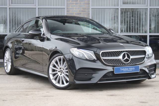 Mercedes-Benz E Class 2.0 E220d AMG Line (Premium) G-Tronic+ Euro 6 (s/s) 2dr Coupe Diesel Black