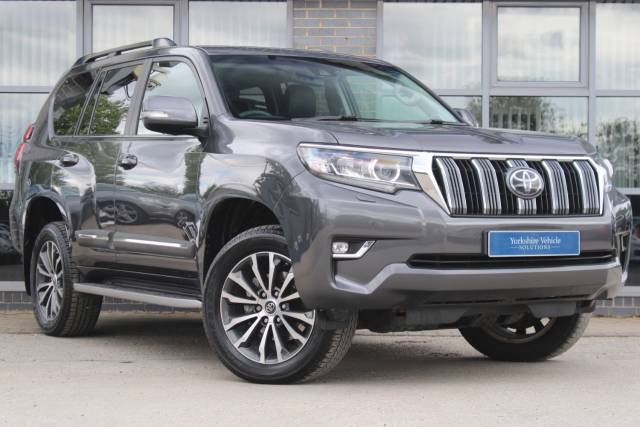 Toyota Land Cruiser 2.8D Icon Auto 4WD Euro 6 5dr (7 Seat) Four Wheel Drive Diesel Grey