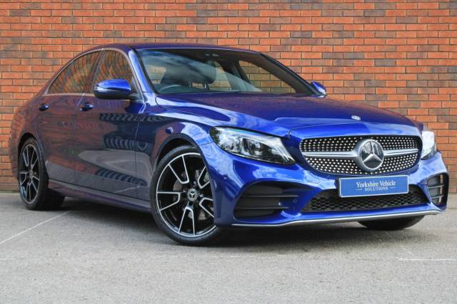 Mercedes-Benz C Class 1.5 C200 AMG Line Premium 4dr 9G-Tronic Saloon Petrol Blue