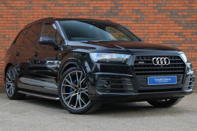 Audi Q7 3.0 TDI V6 S line Tiptronic quattro Euro 6 (s/s) 5dr Four Wheel Drive Diesel Black