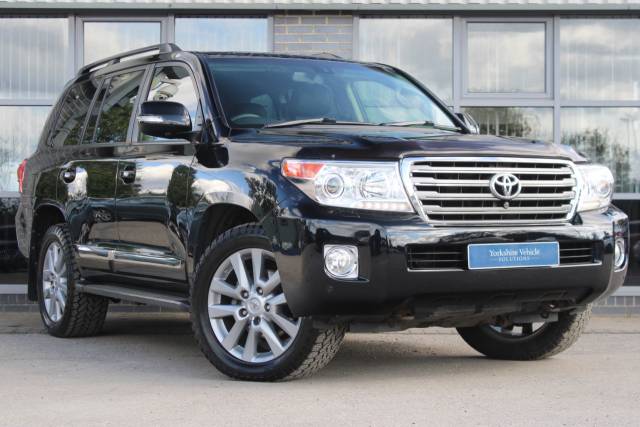 Toyota Land Cruiser 4.5 D-4D V8 Auto 4WD Euro 5 5dr Four Wheel Drive Diesel Black