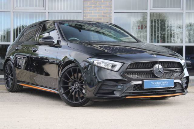 Mercedes-Benz A Class 2.0 A35 AMG (Premium) SpdS DCT 4MATIC Euro 6 (s/s) 5dr Hatchback Petrol Black
