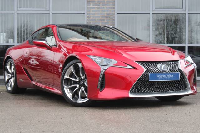 Lexus LC 500 3.5 V6 Sport Plus E-CVT Euro 6 (s/s) 2dr Coupe Petrol / Electric Hybrid Red