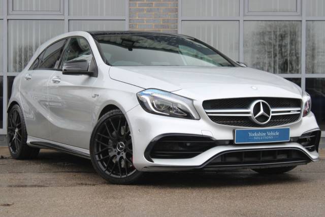 Mercedes-Benz A 45 2.0 A45 AMG (Premium) SpdS DCT 4MATIC Euro 6 (s/s) 5dr Hatchback Petrol Silver