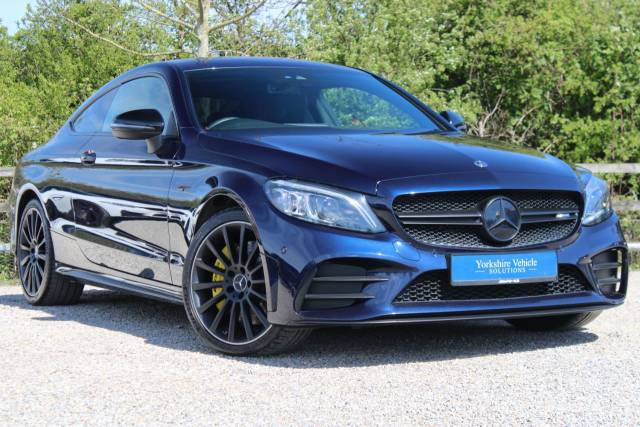 Mercedes-Benz C 43 AMG 3.0 C43 V6 AMG (Premium) G-Tronic+ 4MATIC Euro 6 (s/s) 2dr Coupe Petrol Blue