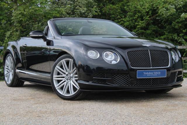 Bentley Continental GTC 6.6 6.0 W12 GTC Speed Auto 4WD Euro 5 2dr Convertible Petrol Black