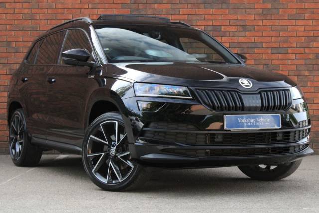 Skoda Karoq 2.0 TDI SportLine DSG 4WD Euro 6 (s/s) 5dr Four Wheel Drive Diesel Black