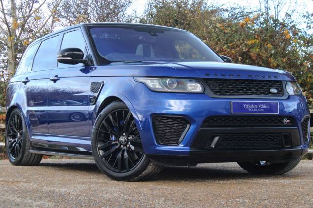 Land Rover Range Rover Sport 5.0 V8 SVR Auto 4WD Euro 5 (s/s) 5dr Four Wheel Drive Petrol Blue