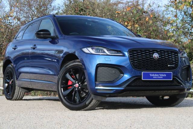Jaguar F-Pace 2.0 P250i R-Dynamic Black Auto AWD Euro 6 (s/s) 5dr Four Wheel Drive Petrol Blue
