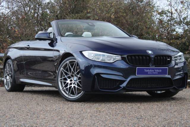 BMW M4 3.0 BiTurbo Competition DCT Euro 6 (s/s) 2dr Convertible Petrol Blue
