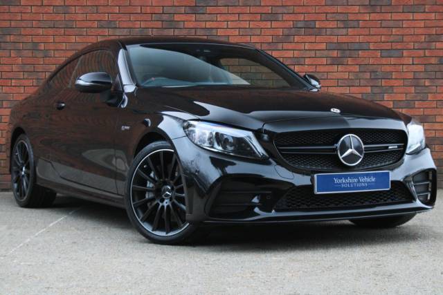 Mercedes-Benz C 43 AMG 3.0 C43 V6 AMG G-Tronic+ 4MATIC Euro 6 (s/s) 2dr Coupe Petrol Black