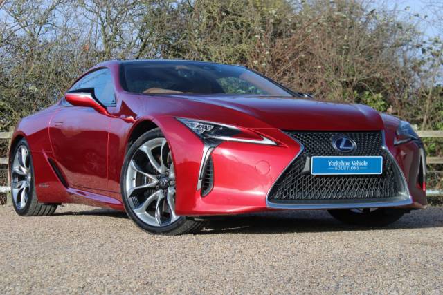 Lexus Lc 3.5 500h V6 Sport Plus E-CVT Euro 6 (s/s) 2dr Coupe Petrol / Electric Hybrid Red