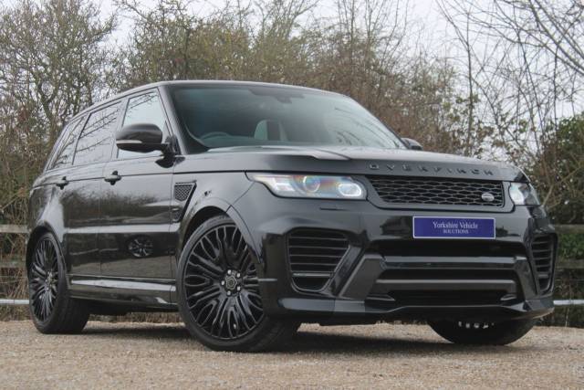 Land Rover Range Rover Sport 5.0 V8 SVR Auto 4WD Euro 6 (s/s) 5dr Four Wheel Drive Petrol Black