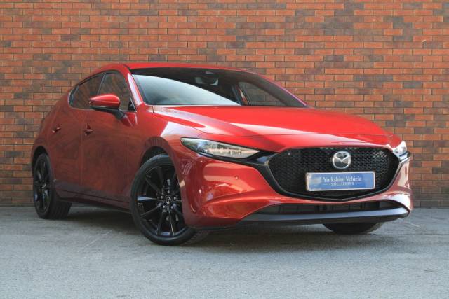 Mazda 3 2.0 SKYACTIV-X MHEV GT Sport Euro 6 (s/s) 5dr Hatchback Petrol Red